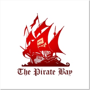 The Pirate Bay  , logo, file sharing website Posters and Art